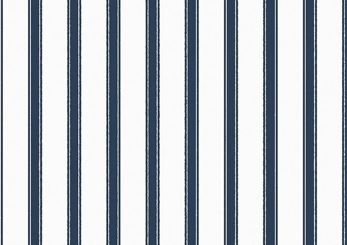 Salcombe Stripe (Blackout), Navy - Twist&Fit Roller Blind - Image 6